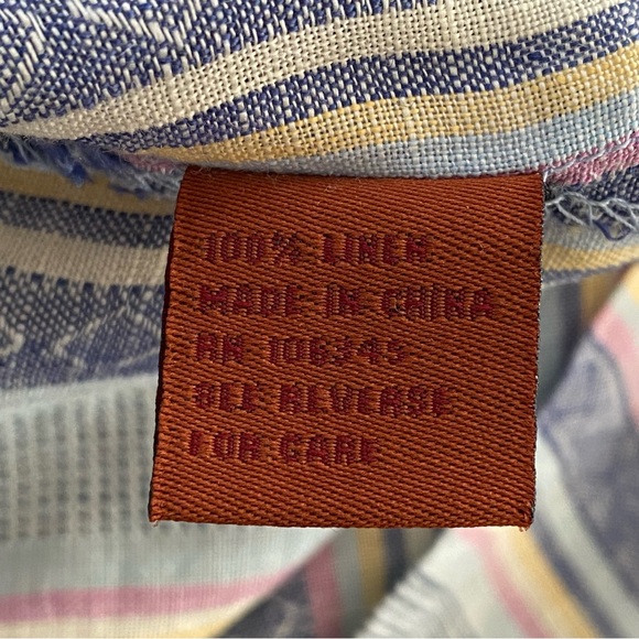 Prestige Men's Striped Linen Shirt Casual Wear - 2XL - Picture 6 of 7